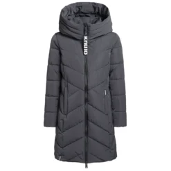 Khujo Formin Winterjacke Storm Grey Damen -Bekleidungsgeschäft khujo formin 1067jk223 227 grey 05 gross