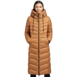 Khujo Ingram Shine Langmantel Sudan Brown Damen