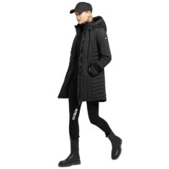 Khujo Jerry Prime 6 Light Winterjacke Black Damen -Bekleidungsgeschäft khujo jerry prime 6 light 1171co223 200 03 gross