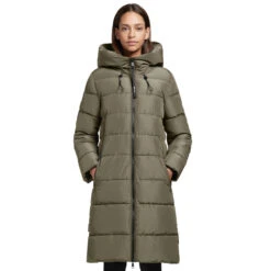 Khujo Jilias 3 Wintermantel Hunter Green Damen