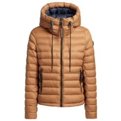Khujo Lovina Shine Winterjacke Sudan Brown Damen -Bekleidungsgeschäft khujo lovina shine 1213jk223 537 brown 06 gross