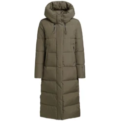 Khujo Soulani 2 Wintermantel Hunter Green Damen -Bekleidungsgeschäft khujo soulani 1153co223 33 hunter green 06 grossAzLfkvEya5oXL