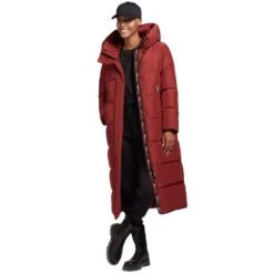 Khujo Soulani Steppmantel Madder Brown Damen -Bekleidungsgeschäft khujo soulani 1211co223 531 madder 03 grossdspVpuclM2i6M