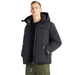 Khujo Terry Winterjacke Black Herren