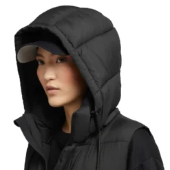 Khujo Tourin Matt Steppweste Black Damen -Bekleidungsgeschäft khujo tourin matt 1192ve223 black 04 gross