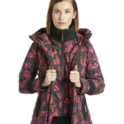Khujo Tweety Prime 3 Winterjacke Floral Damen -Bekleidungsgeschäft khujo tweety prime 1402jk193 hu7 03 grossr8rrAAaCSHjDY