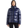 Khujo Zeliha Fake Down Winterjacke Shiny Navy Damen