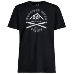 Maloja GraueuleM. Kurzarmshirt Moonless Herren