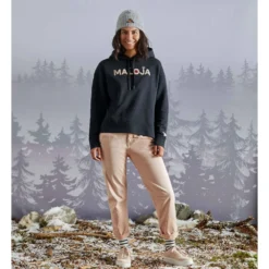 Maloja RingelblumeM. Kapuzenpulli Moonless Damen -Bekleidungsgeschäft maloja ringelblumem sweat hoody moonless 02 gross