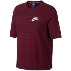 Nike Advance 15 Knitted Top Shirt Noble Red/White Damen