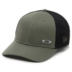 Oakley Tinfoil Fitted Basecap Dark Brush Damen, Herren