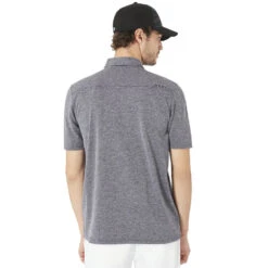 Oakley Aero Ellipse Polo Shirt Fathom Heather Herren -Bekleidungsgeschäft oakley aero ellipse fathom heather 434047 02 grosssF0MH77L434ja