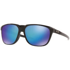 Oakley Anorak Sonnenbrille Polished Black/Prizm Sapphire Polarized Damen, Herren