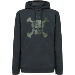 Oakley Camo Scull Hoodie Blackout Heather Herren