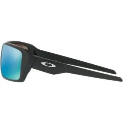 Oakley Double Edge Sonnenbrille Matte Black/Prizm Deep Water Polarized Damen, Herren -Bekleidungsgeschäft oakley double edge matte black oo9380 1366 02 gross
