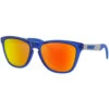 Oakley Frogskins Mix Sonnenbrille Crystal Blue/Prizm Ruby Polarized Damen, Herren