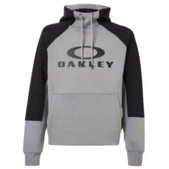 Oakley Sierra DWR Fleece-Hoody Black/Grey Herren -Bekleidungsgeschäft oakley sierra dwr fleece hoody foa400922 012 02 gross
