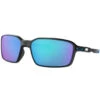 Oakley Siphon Sonnenbrille Polished Black/Prizm Sapphire Damen, Herren