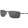 Oakley Square Wire Sonnengläser Carbon/Grey Polarized Herren