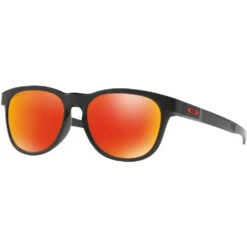 Oakley Stringer Sonnengläser Matte Black/Prizm Ruby Herren