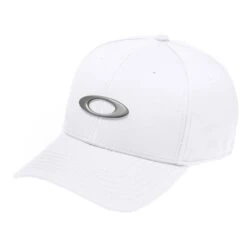 Oakley Tincan Fitted Stretch Fit Cap White/Grey Herren
