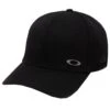 Oakley Tinfoil Fitted Basecap Black Herren