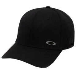 Oakley Tinfoil Fitted Basecap Black Herren