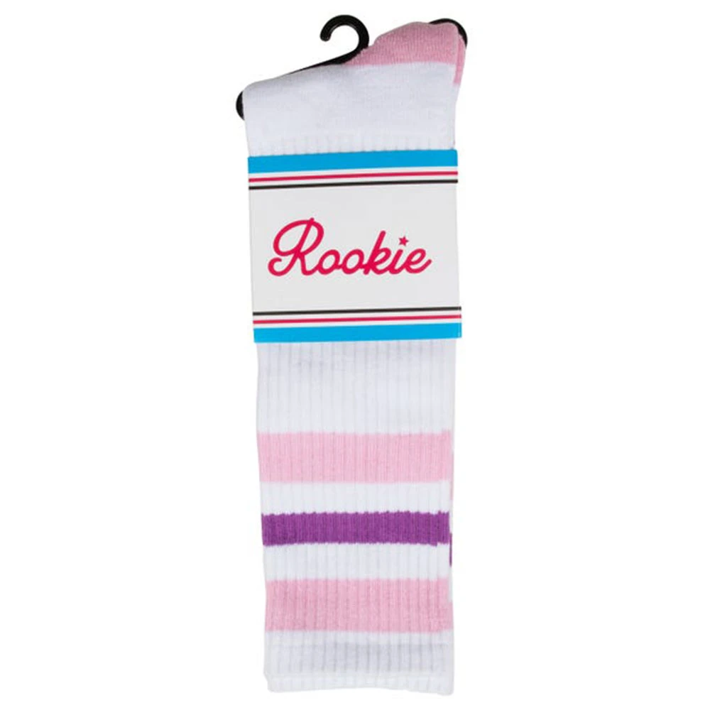 Rookie 16'' Mid Calf Kniesocken White/Pink/Purple Damen, Herren 3 Rookie 16'' Mid Calf Kniesocken White/Pink/Purple Damen, Herren - Image 3