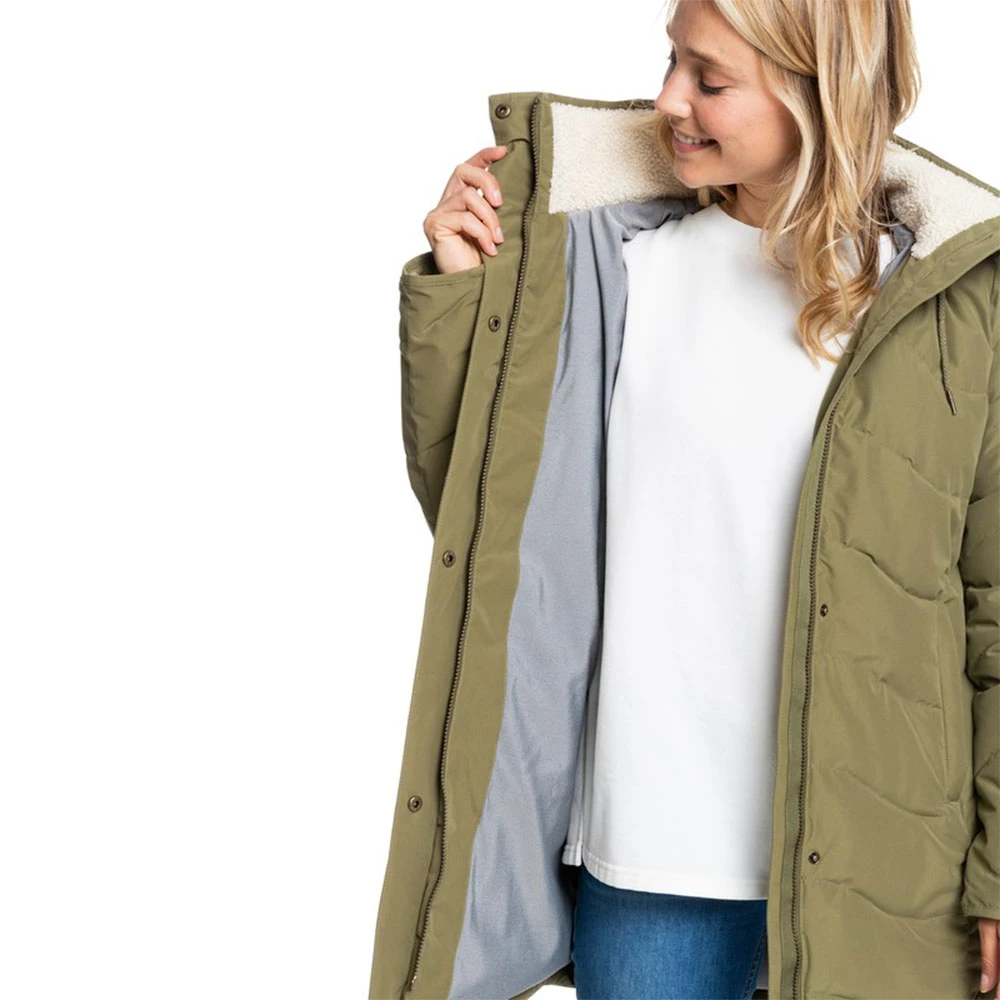 Roxy Ellie Wintermantel Burnt Olive Damen 3 Roxy Ellie Wintermantel Burnt Olive Damen - Image 3