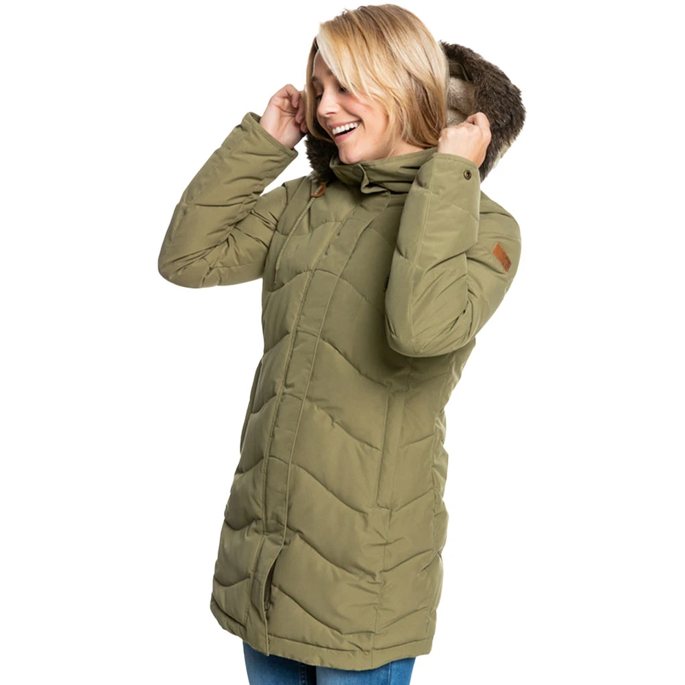 Roxy Ellie Wintermantel Burnt Olive Damen 1 Roxy Ellie Wintermantel Burnt Olive Damen