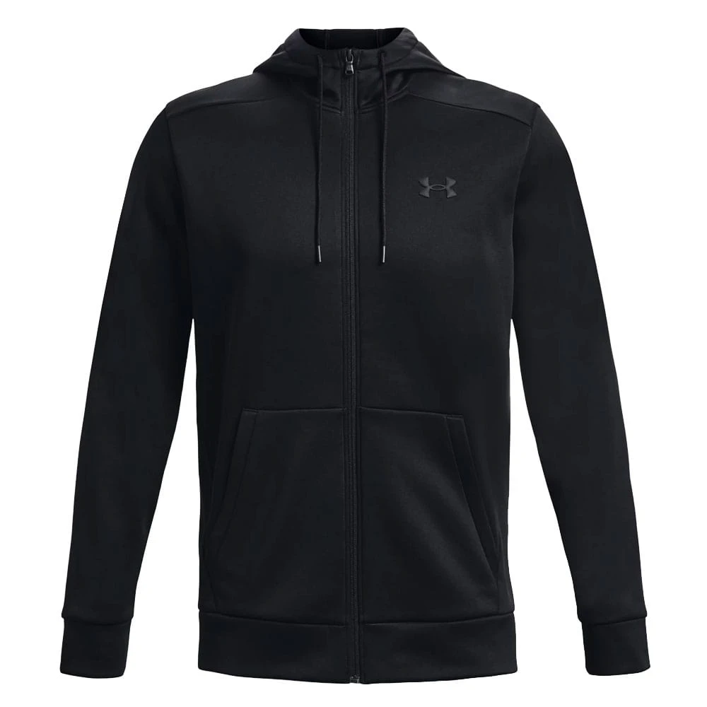 Under Armour Fleece FZ Hoodie Black Herren 4 Under Armour Fleece FZ Hoodie Black Herren – Bild 4