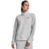 Under Armour Fleece QZ Trainingspullover Halo Gray Damen