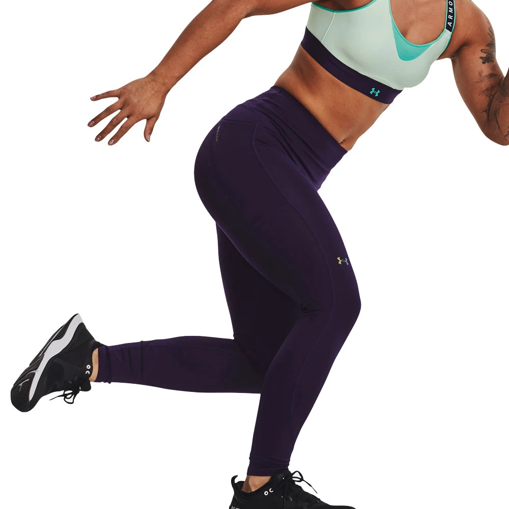 Under Armour Rush Leggings Purple Switch Damen 3 Under Armour Rush Leggings Purple Switch Damen - Image 3