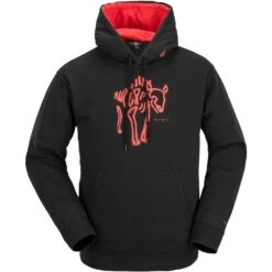 Volcom D.I. Fleece Kapuzenpullover Black Herren