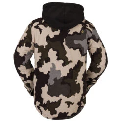 Volcom Field Insulated Flannel Steppjacke Drill Khaki Herren -Bekleidungsgeschäft volcom field insulated flannel jacket g1652200 drill khaki 02 gross