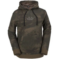 Volcom JLA Pullover Fleece Kapuzenpullover Camouflage Herren