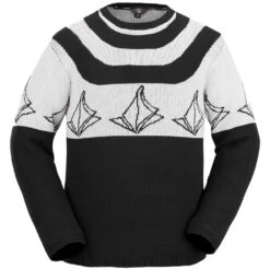 Volcom Ravelson Strickpulluver Black Damen, Herren