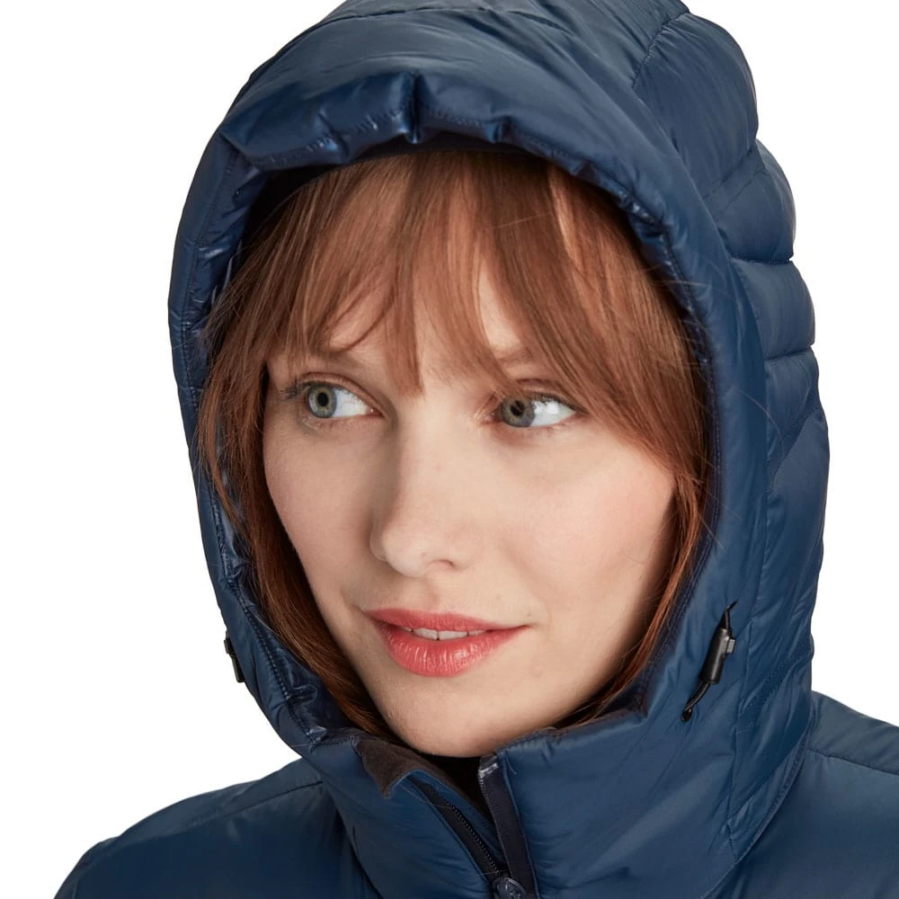 Y By Nordisk Patea Daunenmantel Dress Blue Damen 4 Y By Nordisk Patea Daunenmantel Dress Blue Damen - Image 4