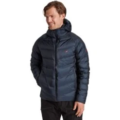 Y By Nordisk Sol Daunen-Shelljacke Dress Blue Herren